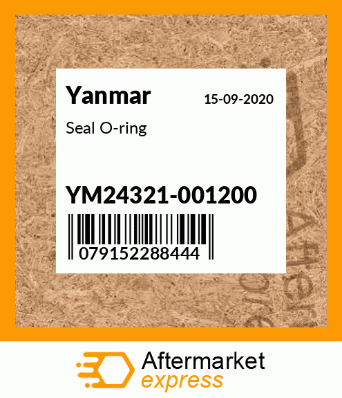 Spare part YM24321-001200 + Seal O-ring