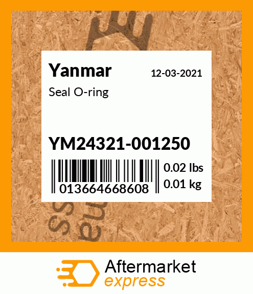 Spare part YM24321-001250 + Seal O-ring