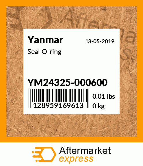 Spare part YM24325-000600 + Seal O-ring