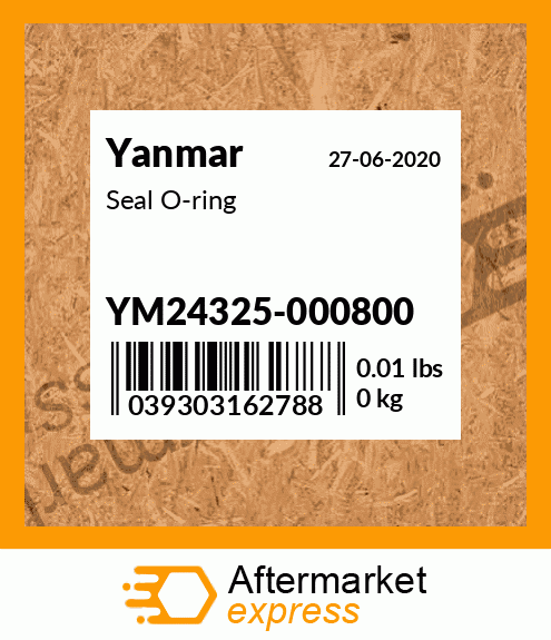 Spare part YM24325-000800 + Seal O-ring