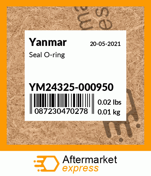 Spare part YM24325-000950 + Seal O-ring