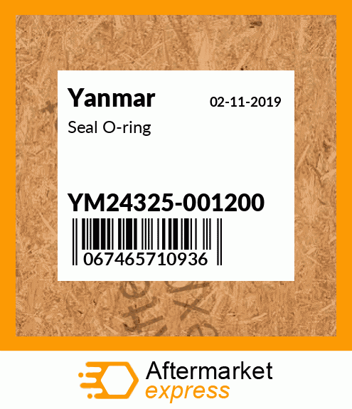 Spare part YM24325-001200 + Seal O-ring