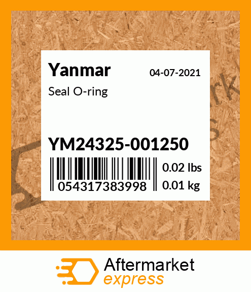 Spare part YM24325-001250 + Seal O-ring