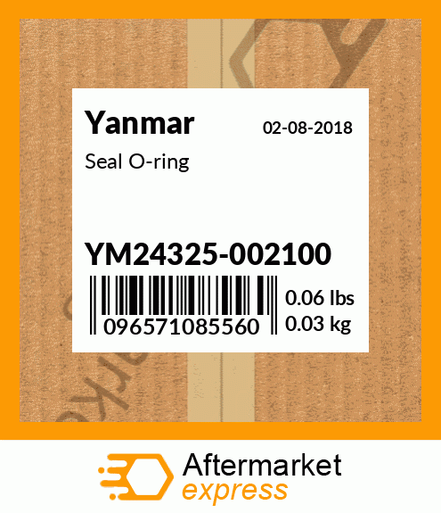 Spare part YM24325-002100 + Seal O-ring