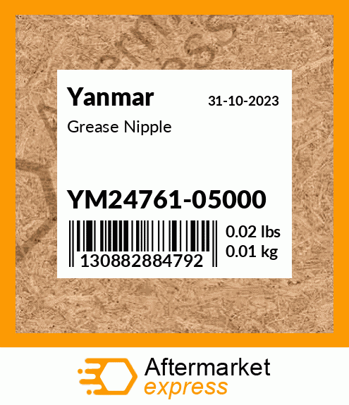 Spare part YM24761-05000 + Grease Nipple