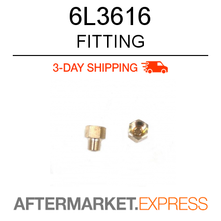 6L3616 - FITTING fits Caterpillar | Price: $0.74
