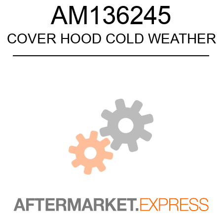COVER, HOOD COLD WEATHER AM136245