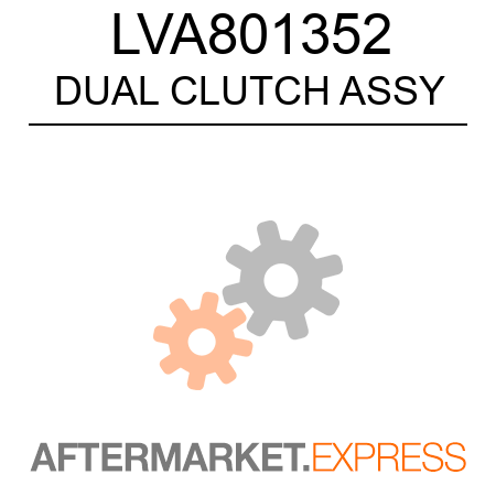 LVA801352 - DUAL CLUTCH ASSY fits John Deere