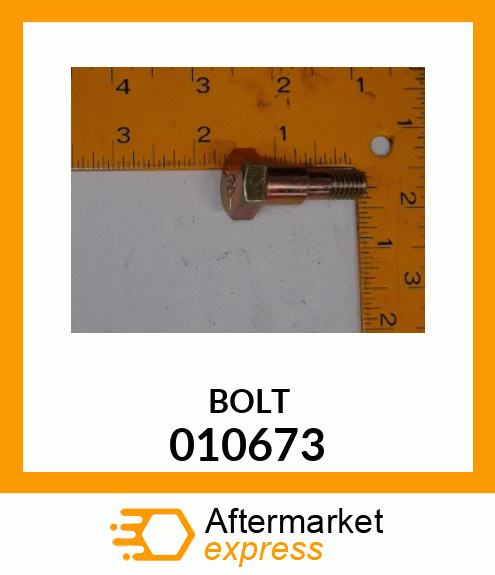 Spare part 010673 + BOLT