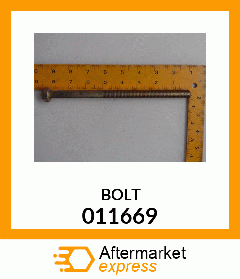 Spare part 011669 + BOLT