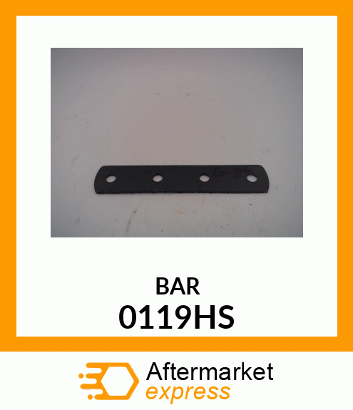 Spare part 0119HS + BAR