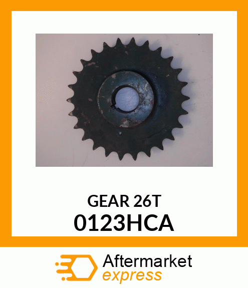 GEAR 26T 0123HCA