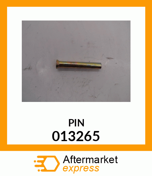 Spare part 013265 + PIN