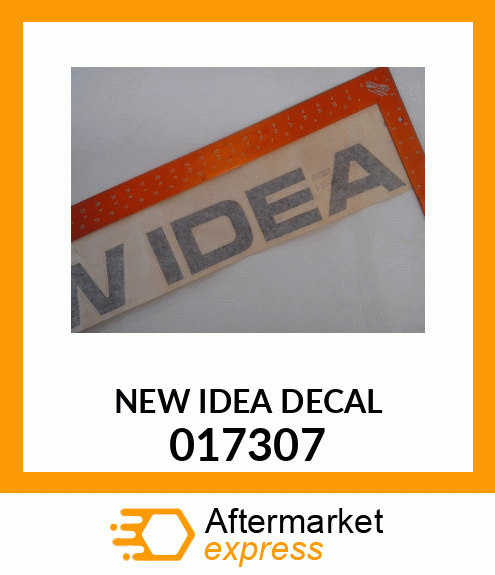 NEW IDEA DECAL 017307