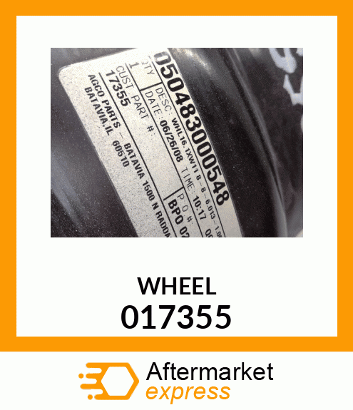 WHEEL 017355