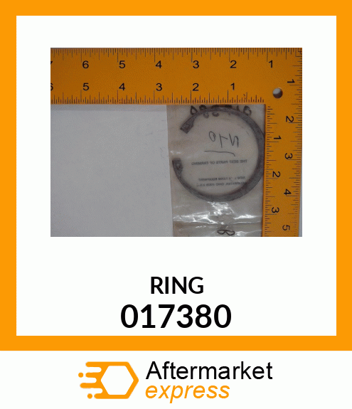 Spare part 017380 + RING