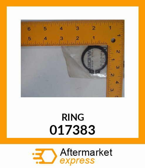 Spare part 017383 + RING