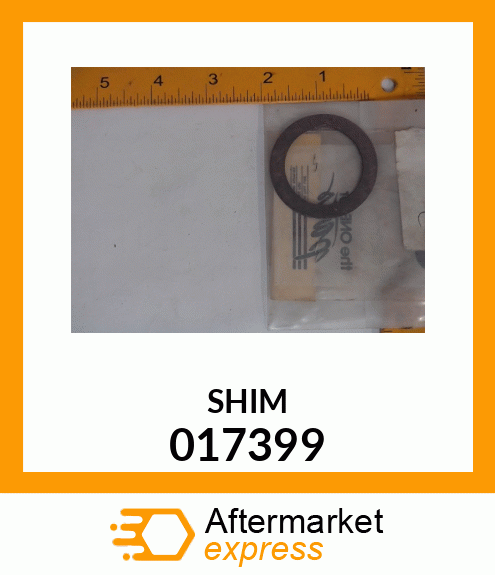 Spare part 017399 + SHIM