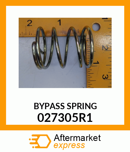 Spare part 027305R1 + BYPASS_SPRING