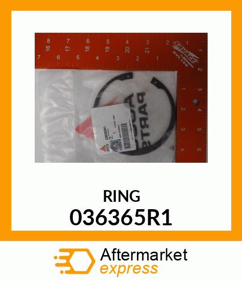 Spare part 036365R1 + RING