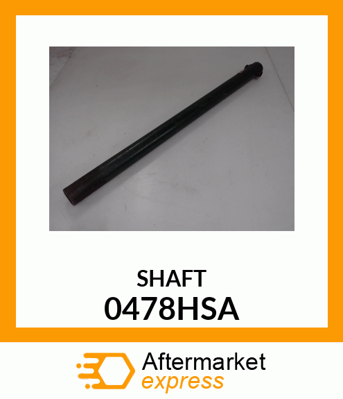 Spare part 0478HSA + SHAFT