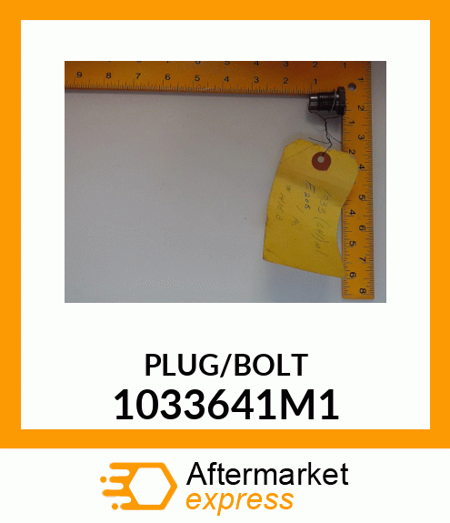 PLUG/BOLT 1033641M1