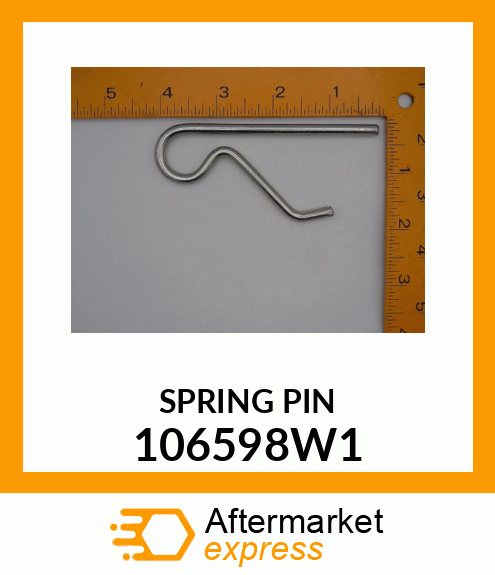 SPRING PIN 106598W1