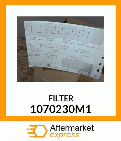 FILTER 1070230M1