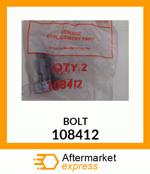 BOLT 108412