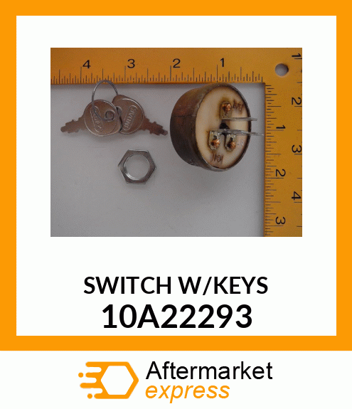 SWITCH W/KEYS 10A22293