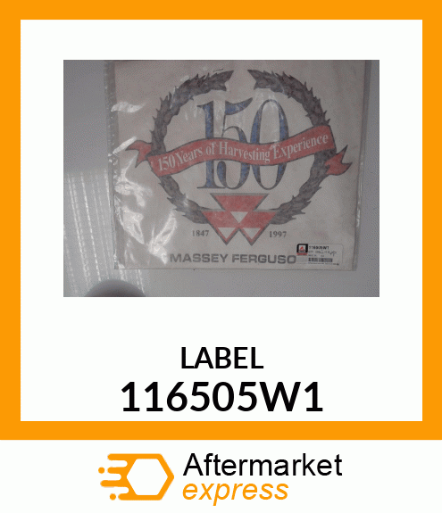 LABEL 116505W1