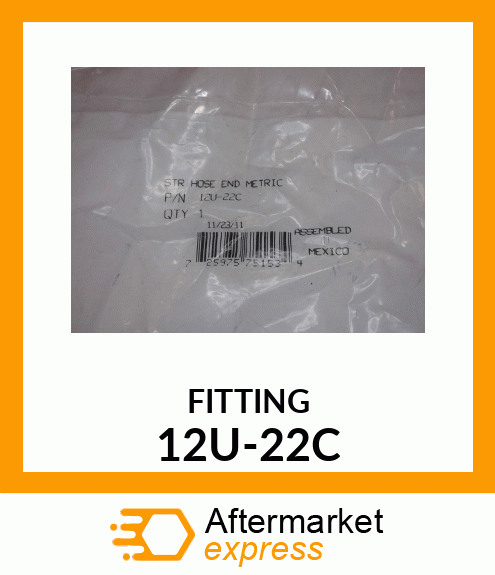 FITTING 12U-22C