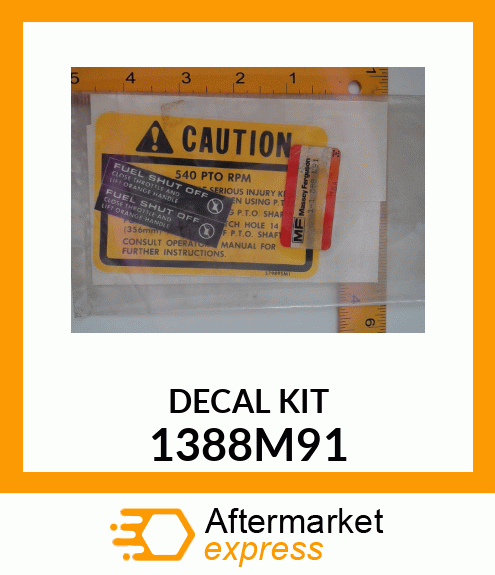 DECAL KIT 1388M91