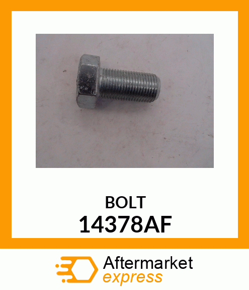 BOLT 14378AF