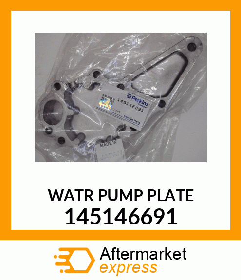 WATR PUMP PLATE 145146691