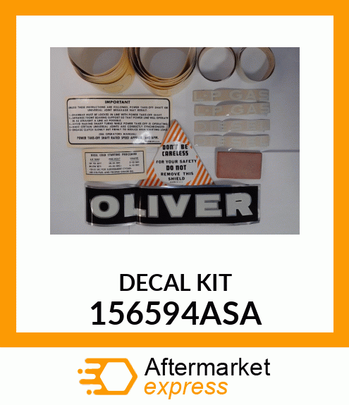 DECAL KIT 156594ASA