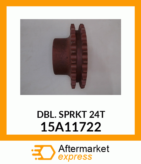 DBL. SPRKT 24T 15A11722