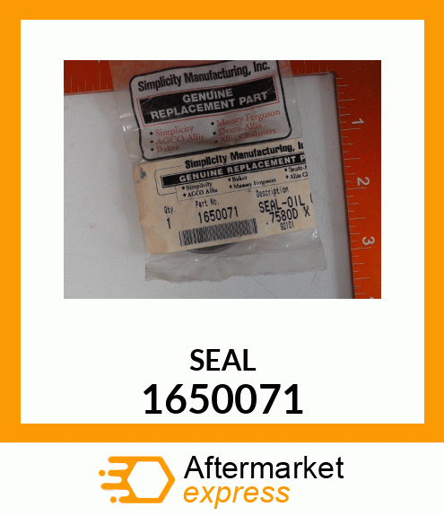 SEAL 1650071