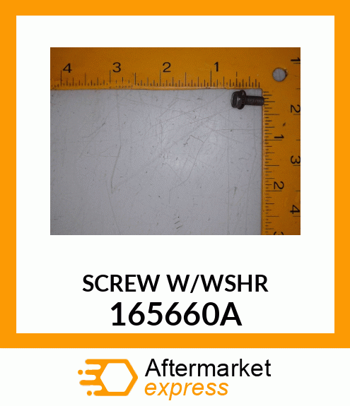 SCREW W/WSHR 165660A