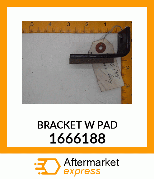 BRACKET W PAD 1666188