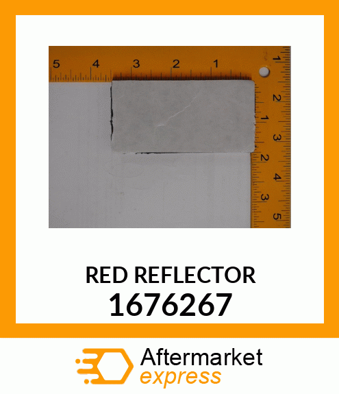 RED REFLECTOR 1676267