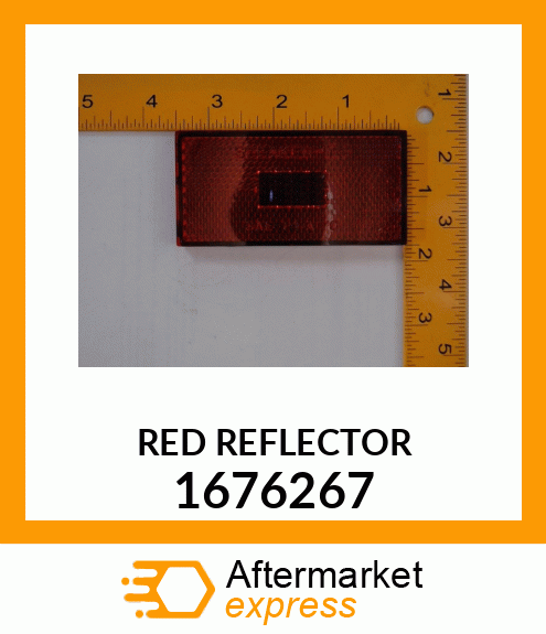 RED REFLECTOR 1676267