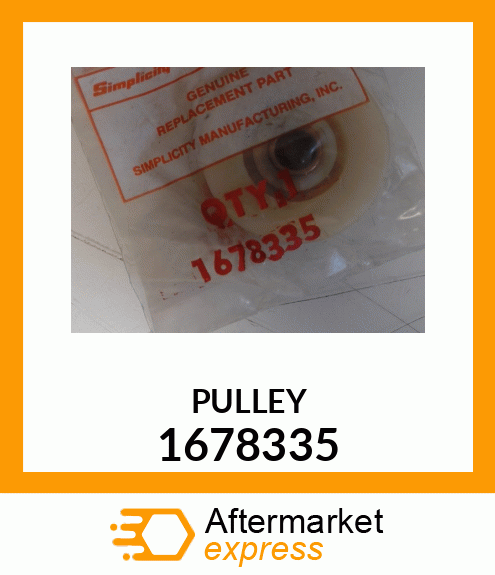 PULLEY 1678335