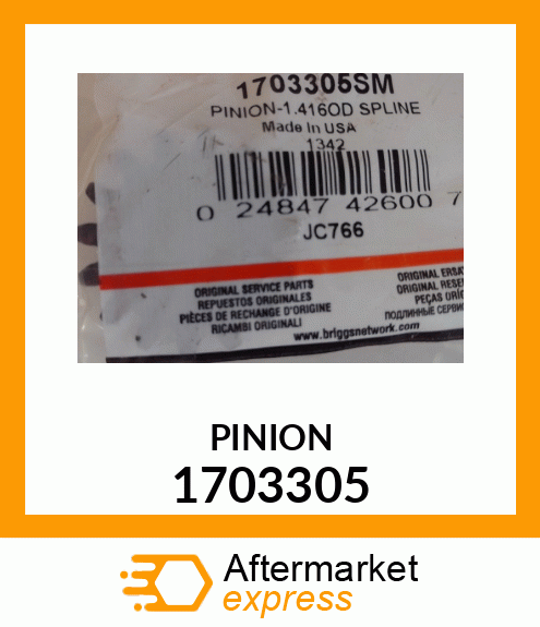 PINION 1703305