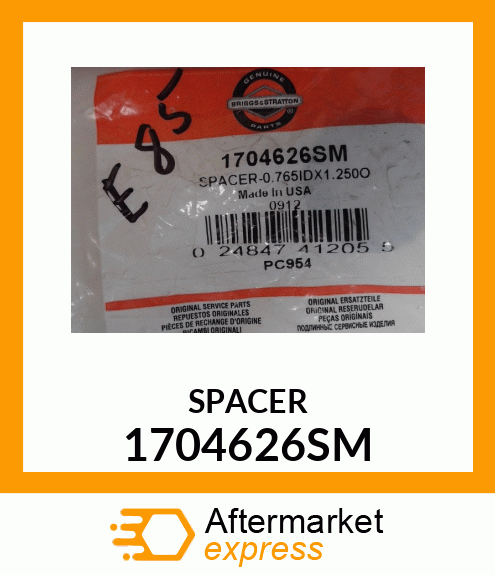 SPACER 1704626SM