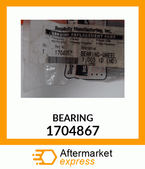 BEARING 1704867