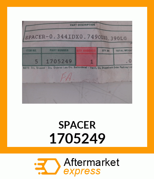 SPACER 1705249