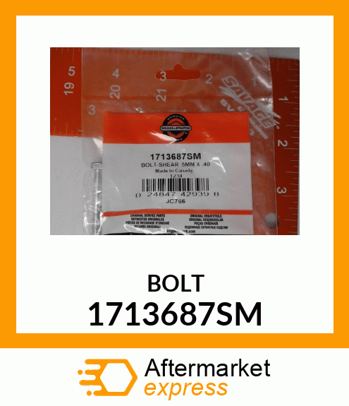 BOLT 1713687SM