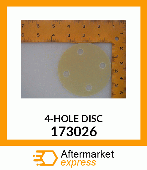 4HOLEDISC 173026