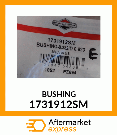 BUSHING 1731912SM